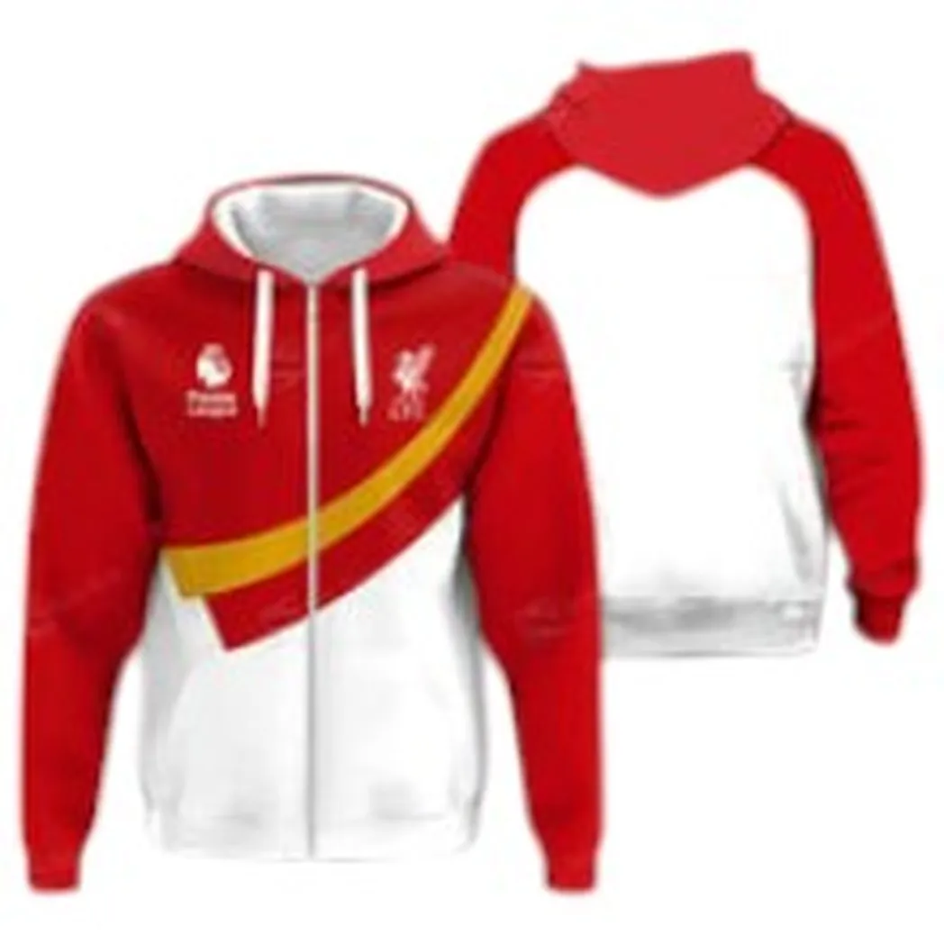 Football Zipper Hoodie, All Over Print Hoodie For Sport Lovers EPL400