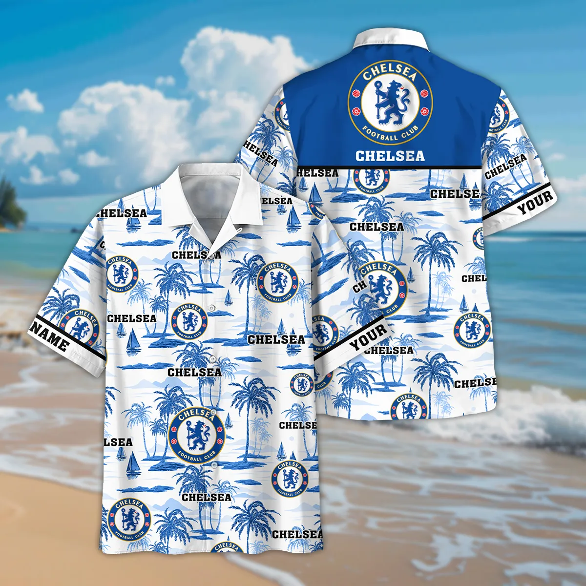 Sport Hawaiian Shirt, Full Print Design Button Shirt For Fan Sport EPL350