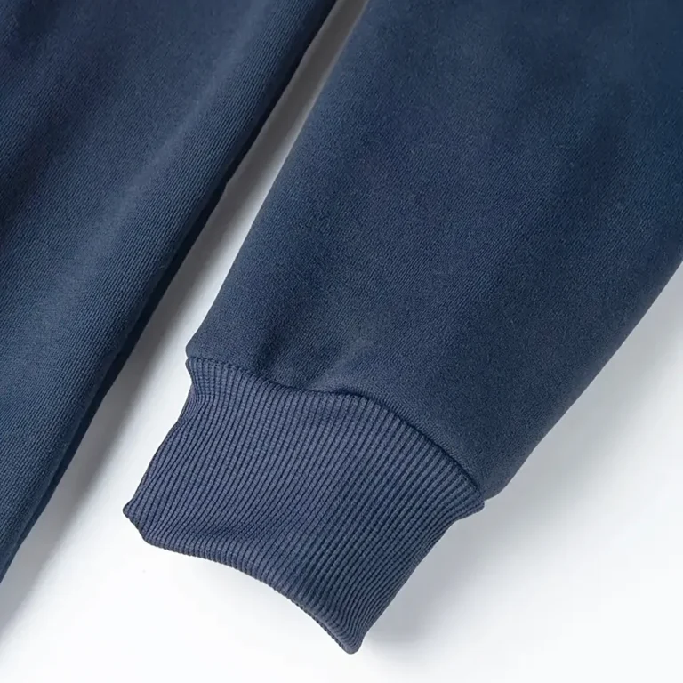 Sport Hoodie Half Zipper, Design Logo Hoodie For Sport Fans PSG970 - Navy - Image 4