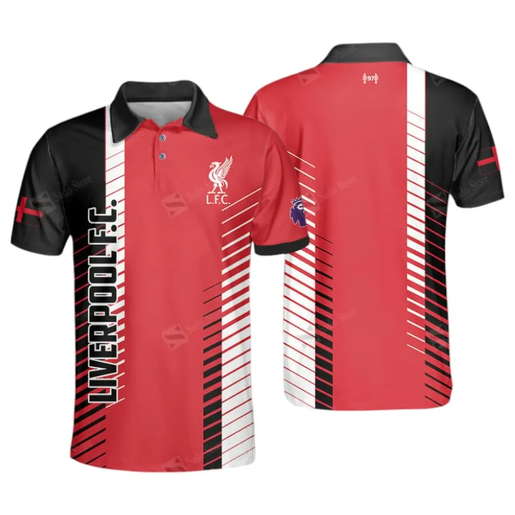Sport Polo Shirt, Full Print Design Button Shirt For Fan Sport EPL400