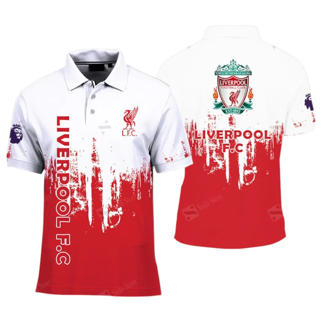 Sport Polo Shirt, Full Print Design Button Shirt For Fan Sport EPL400