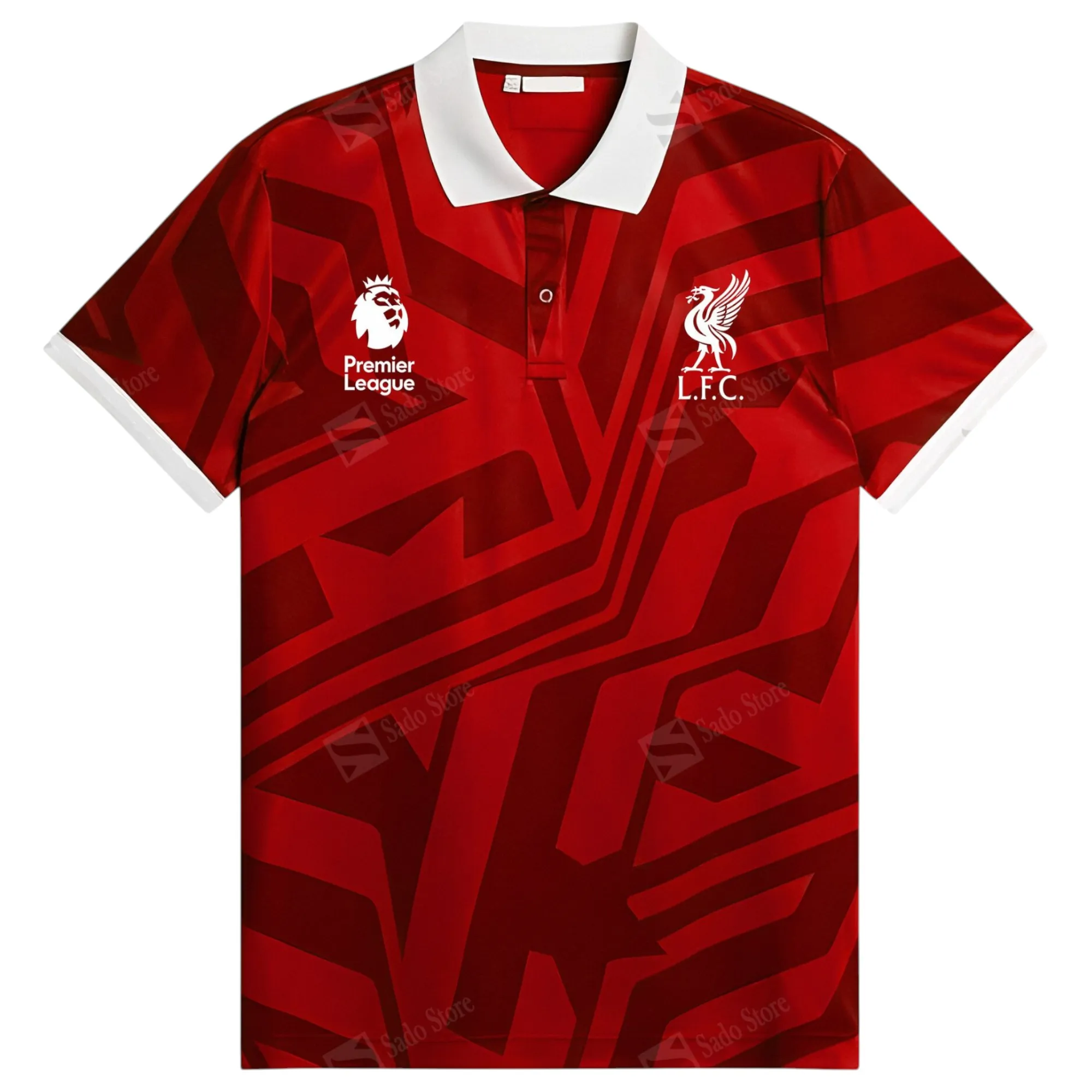 Sport Polo Shirt, Full Print Design Button Shirt For Fan Sport EPL400