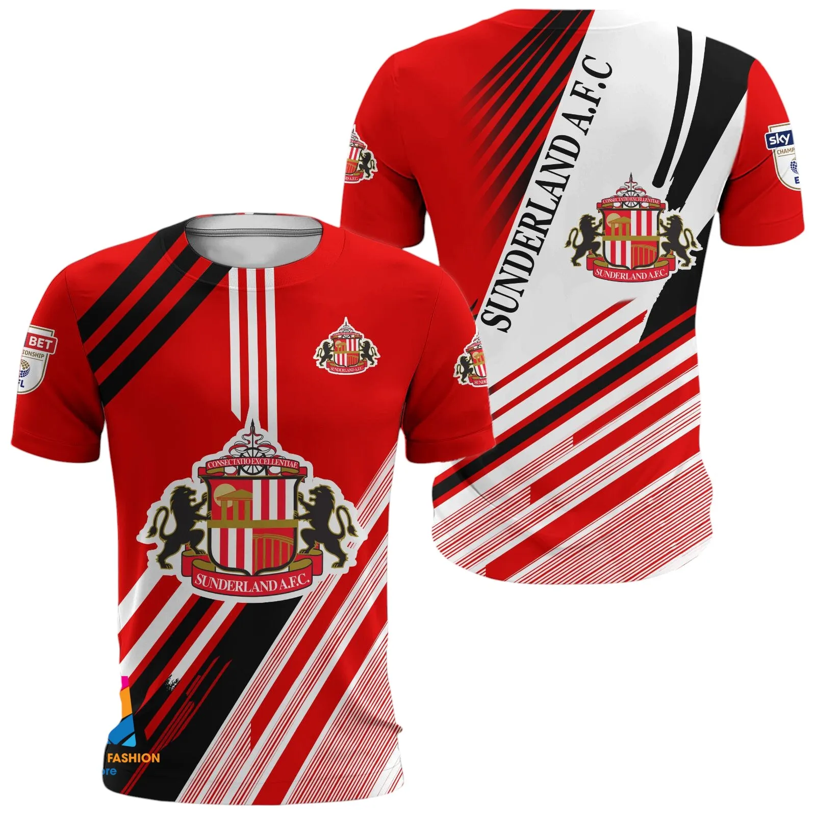 Sport T-Shirt, Bold All Over Print Fan Tee For Game Day EPL890