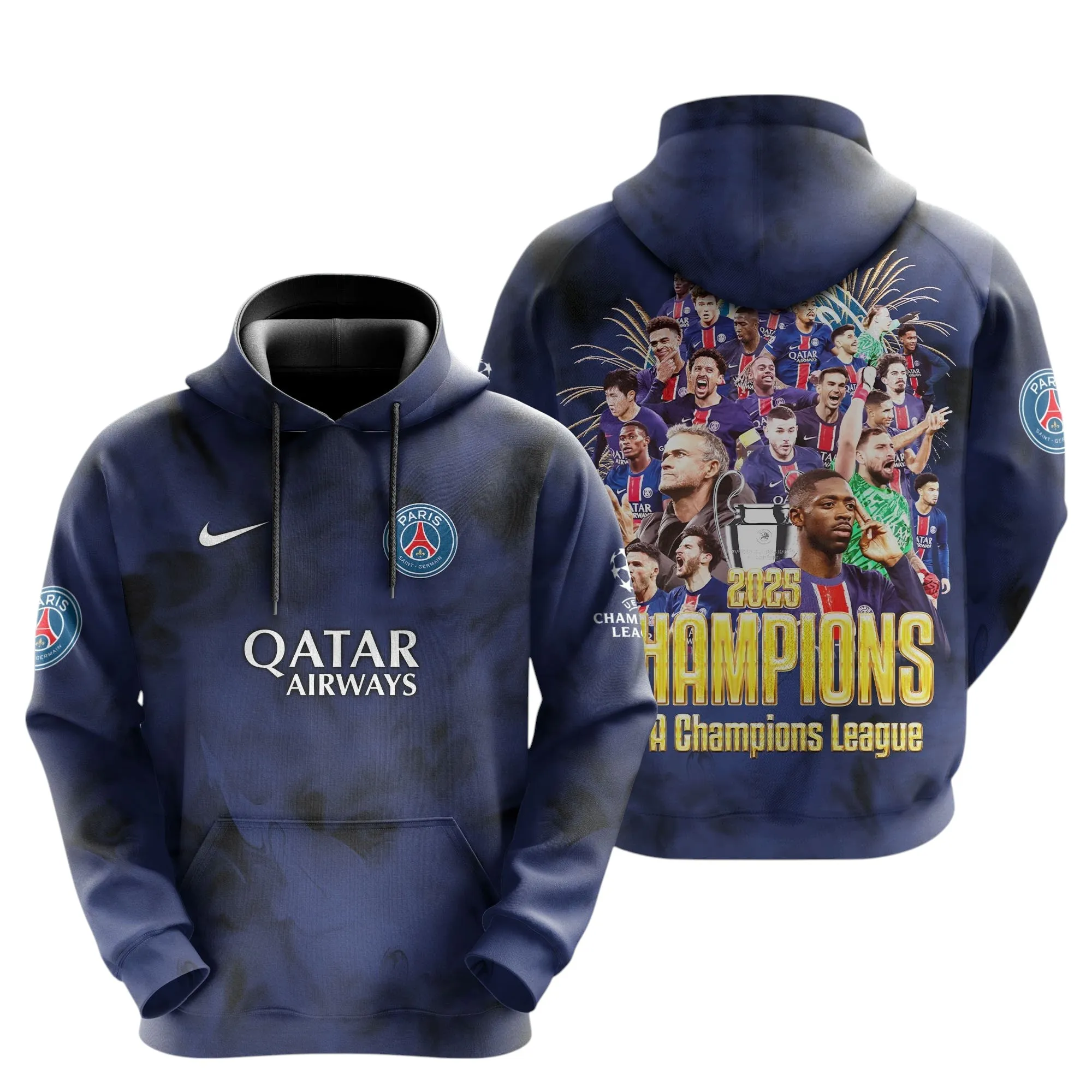UK Soccer Club Hoodie, Casual Street-Ready Hoodie For Sport Lovers PSG940