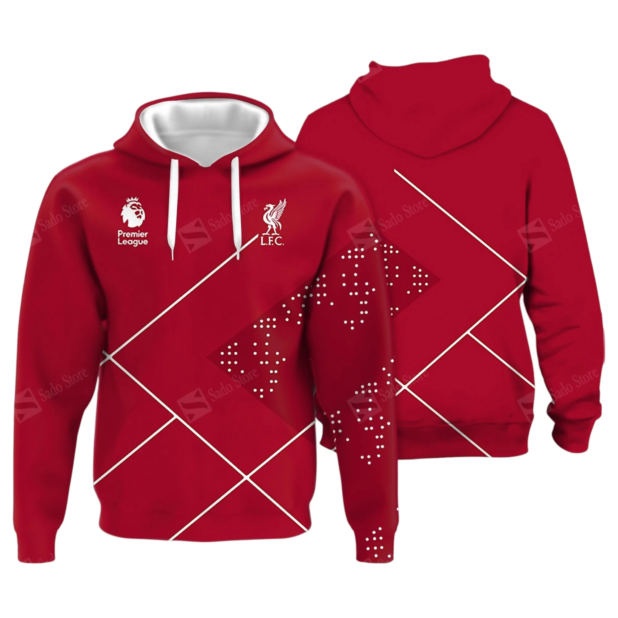 UK Soccer Club Hoodie, Urban Casual Comfort Hoodie For Sport Lovers EPL400