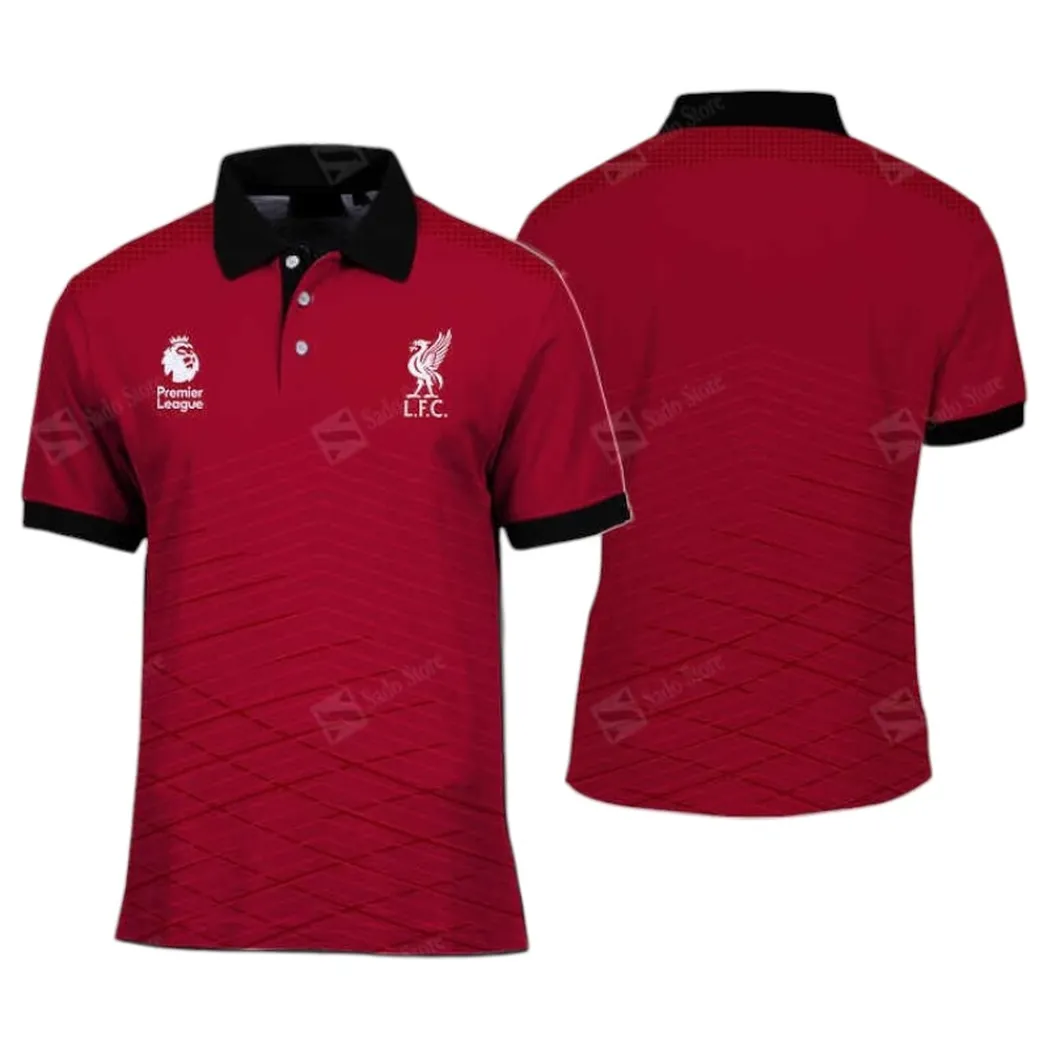 UK Soccer Club Polo Shirt, Full Print Design Button Shirt For Fan Sport EPL400