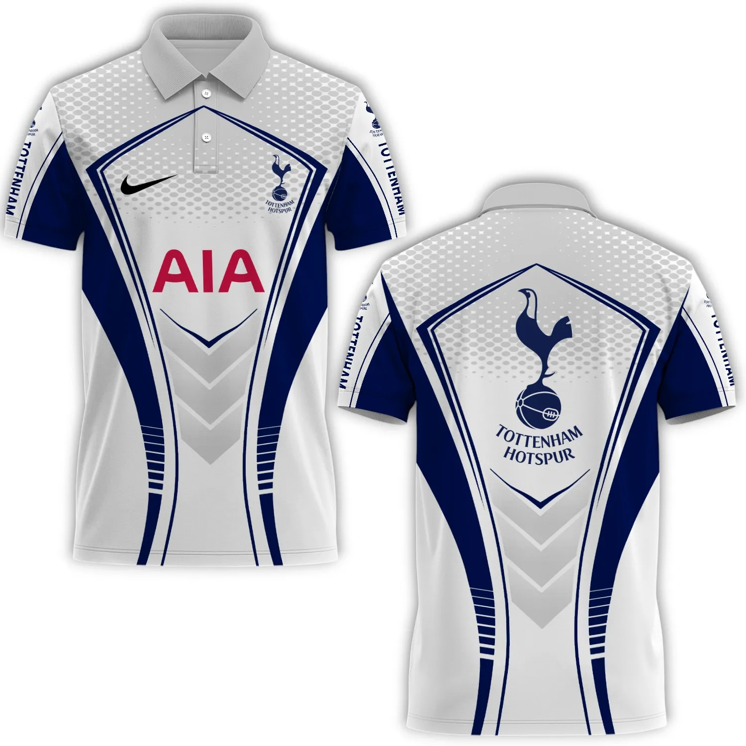 UK Soccer Club Polo Shirt, Full Print Design Button Shirt For Fan Sport EPL790