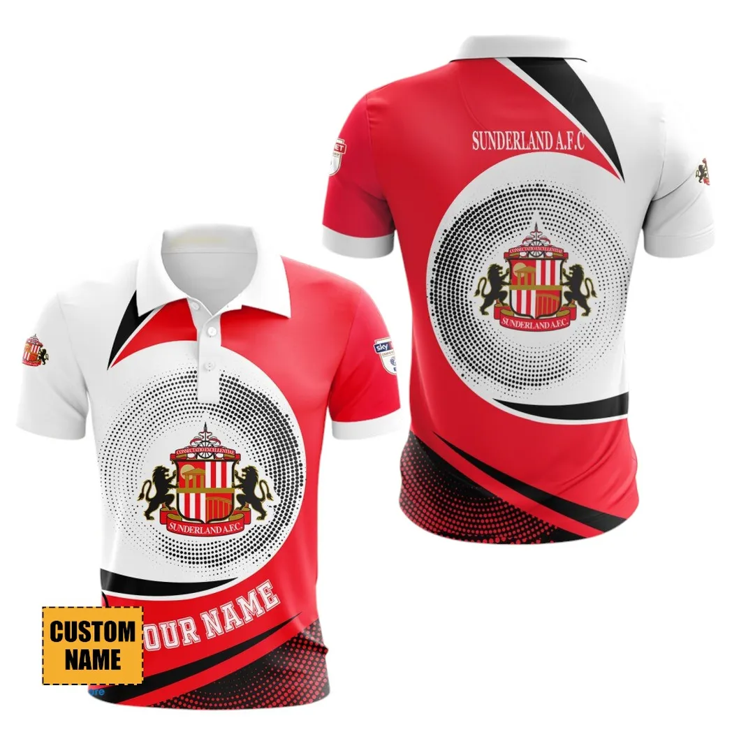 UK Soccer Club Polo Shirt, Full Print Design Button Shirt For Fan Sport EPL890