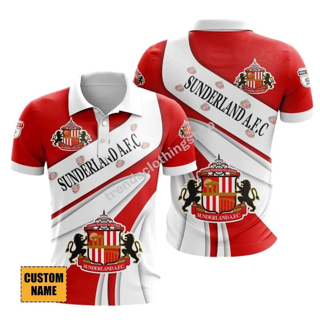 UK Soccer Club Polo Shirt, Full Print Design Button Shirt For Fan Sport EPL890