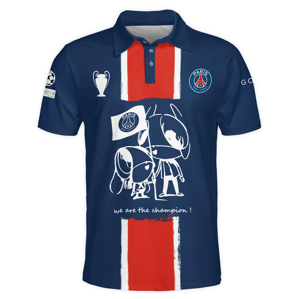 UK Soccer Club Polo Shirt, Full Print Design Button Shirt For Fan Sport HVN103 - Image 2