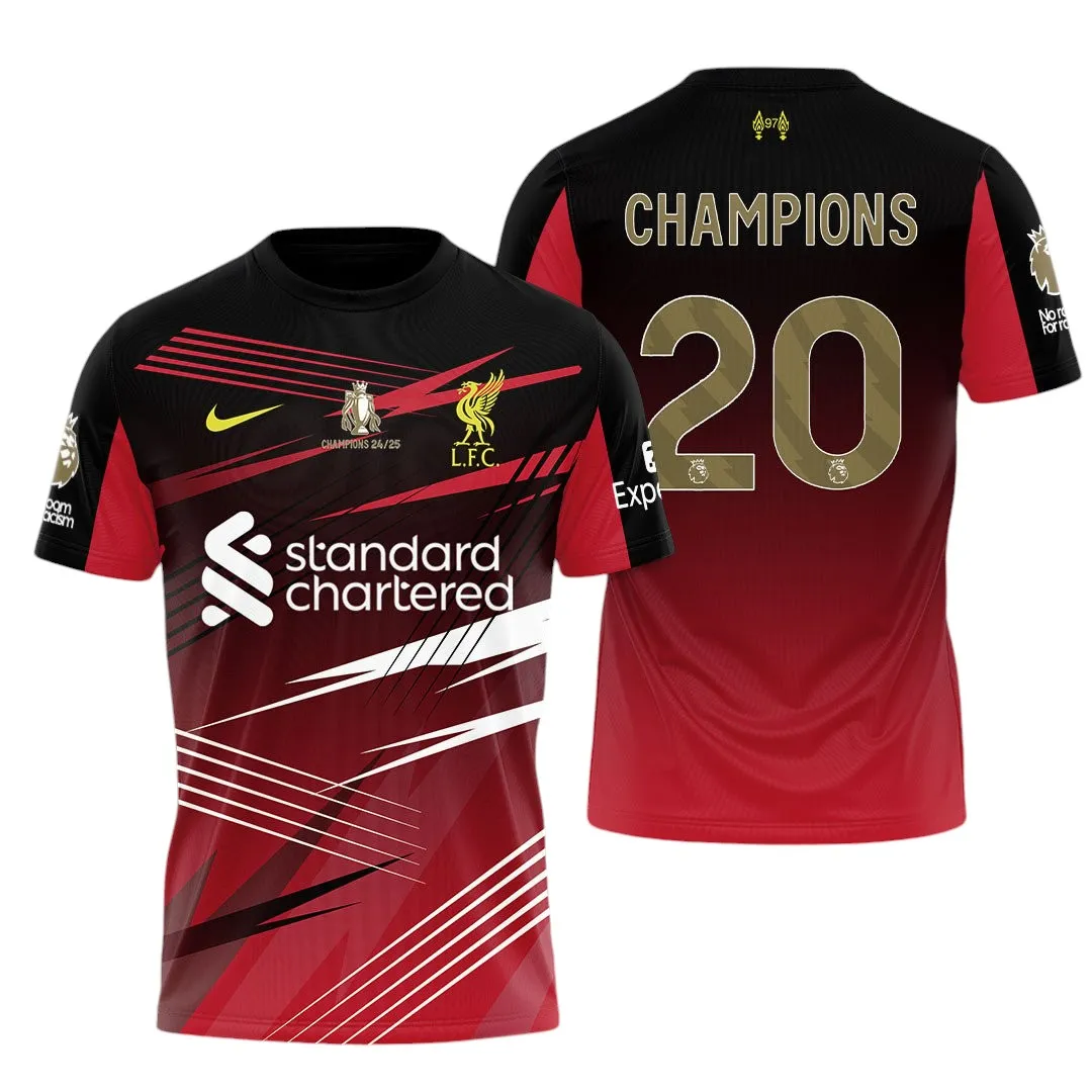 UK Soccer Club T-Shirt, Sport Fan All Over Print Tee With Streetwear Style EPL380