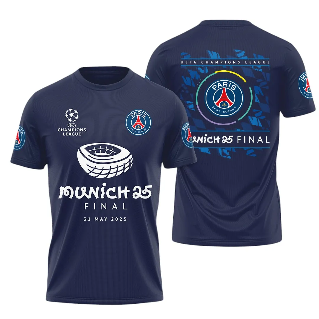 UK Soccer Club T-Shirt, Sport Fan All Over Print Tee With Streetwear Style PSG970
