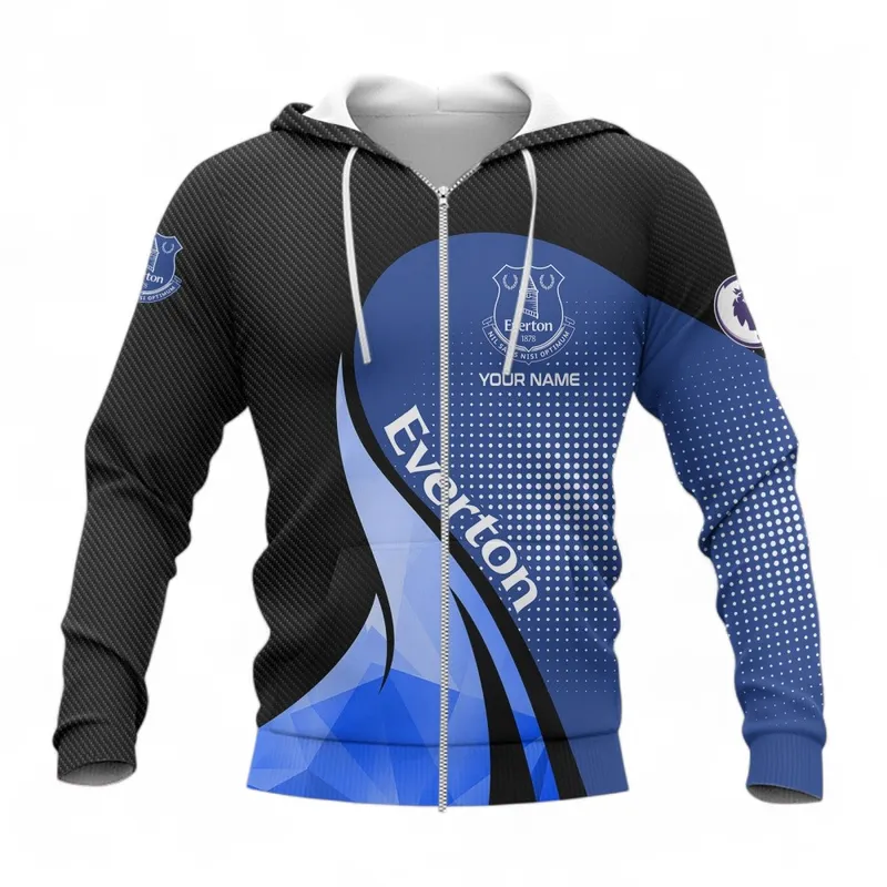 UK Soccer Club Zipper Hoodie, All Over Print Hoodie For Sport Lovers EPL126