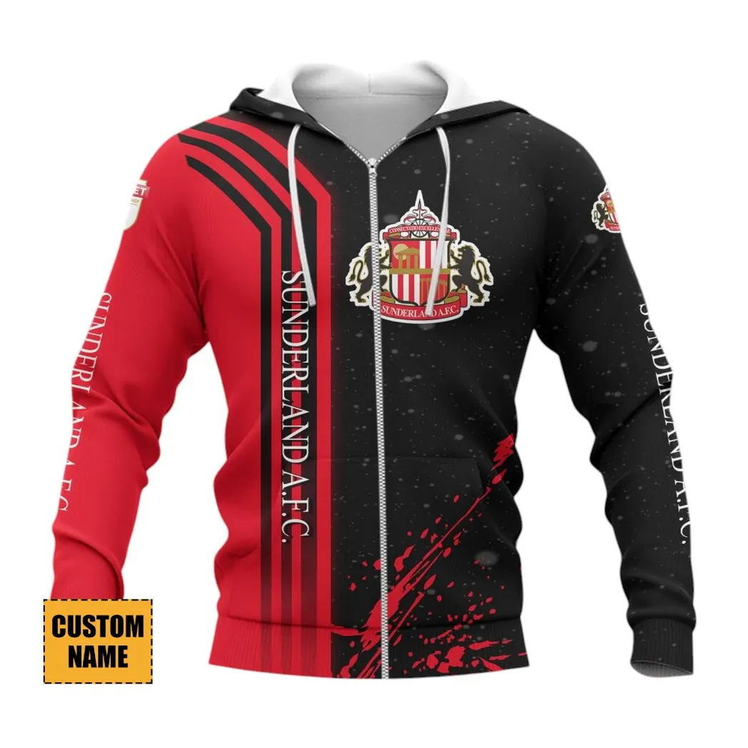 UK Soccer Club Zipper Hoodie, All Over Print Hoodie For Sport Lovers EPL890