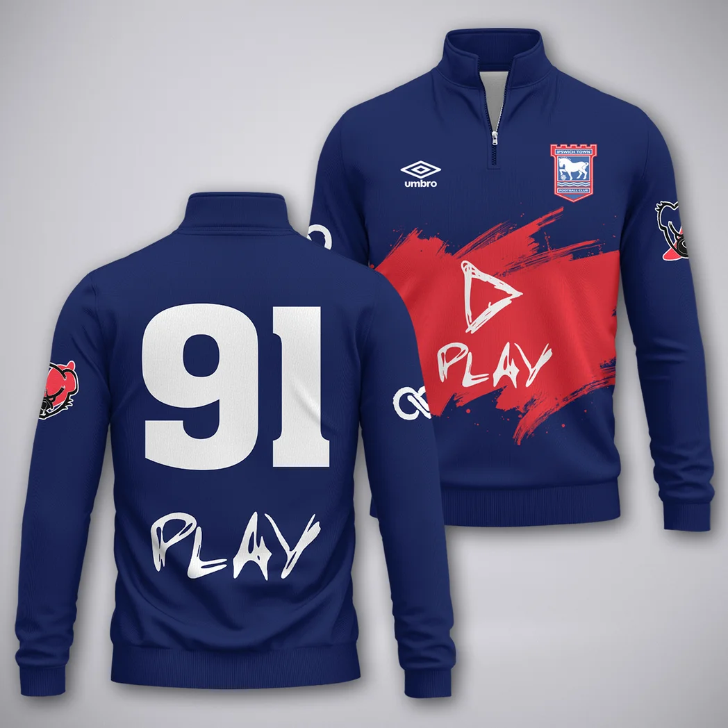 Eastern Blue Spirit Quarter-Zip Sweatshirt, Athletic Stretch HVN1302