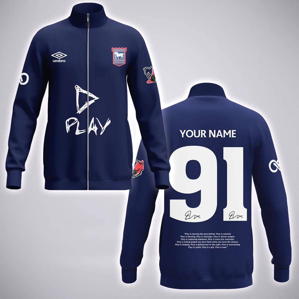 Eastern Blue Spirit Stand Collar Jacket, Stadium Spirit Everyday Comfort Jacket HVN1303