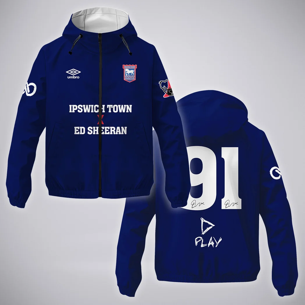 Blue Loyalists Windbreaker Jacket, Loyal Fan Waterproof HVN1304