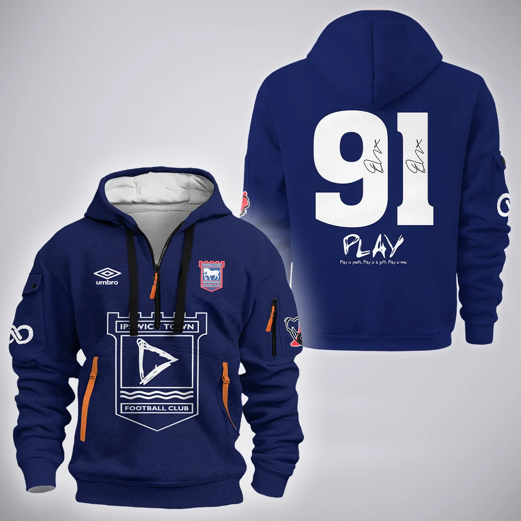 Suffolk Pride Army Hoodie Half Zip 3D, Game Time Hoodie HVN1305