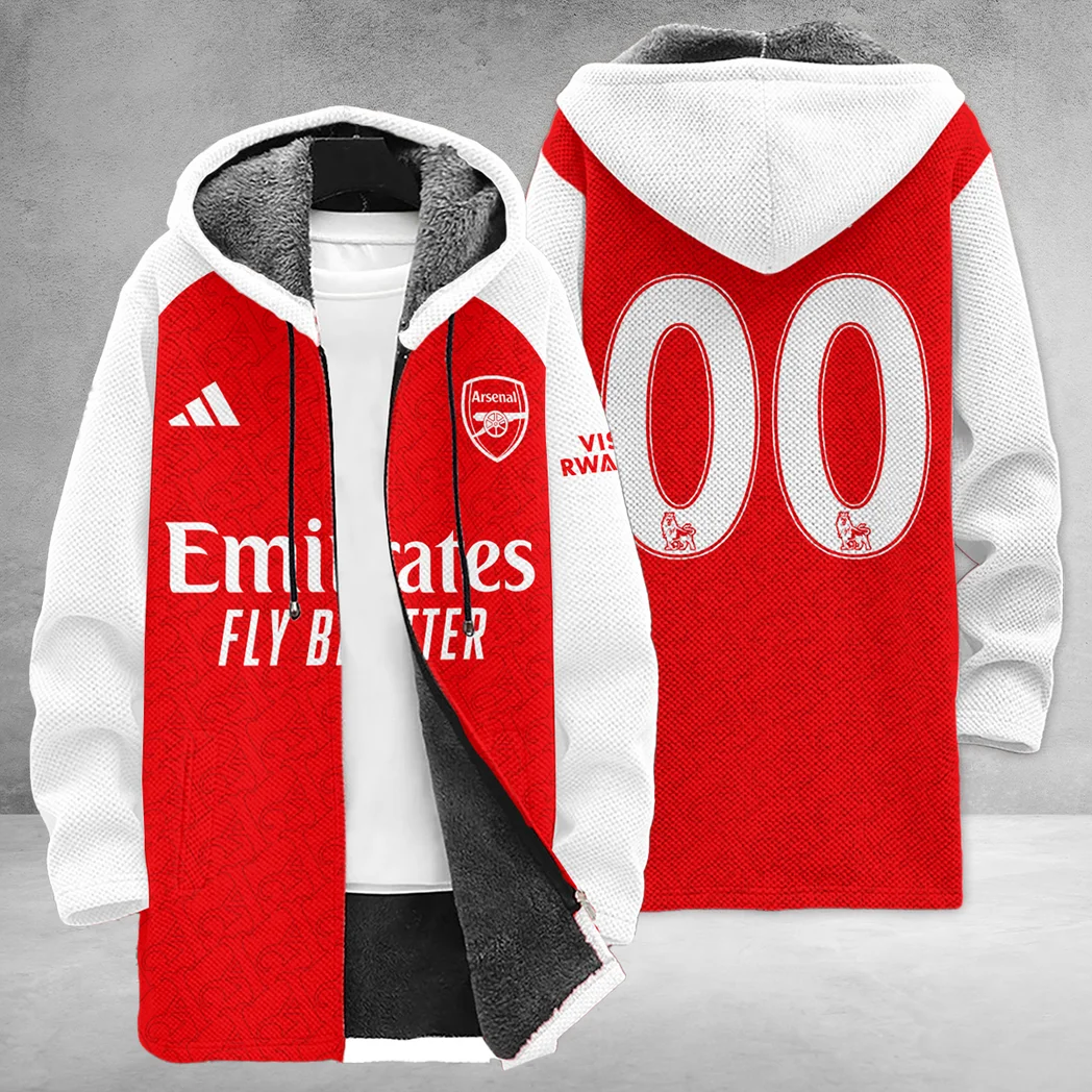 London Red Army Fleece Windbreaker Jacket, Fan Spirit Jacket HVN1315AR