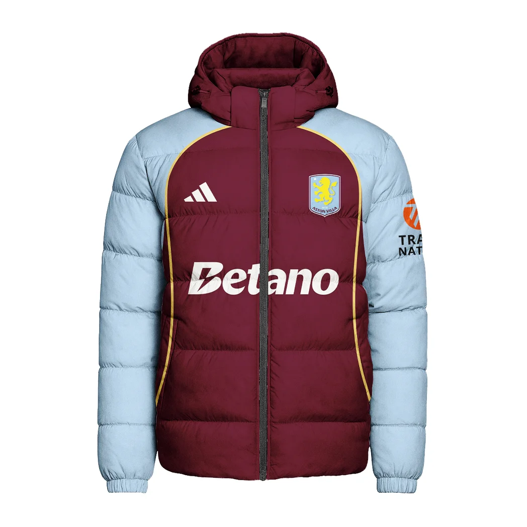 Claret Blue Pride Hooded Cotton Jacket, Sport Lifestyle Fan Jacket HVN1315AV - Image 2