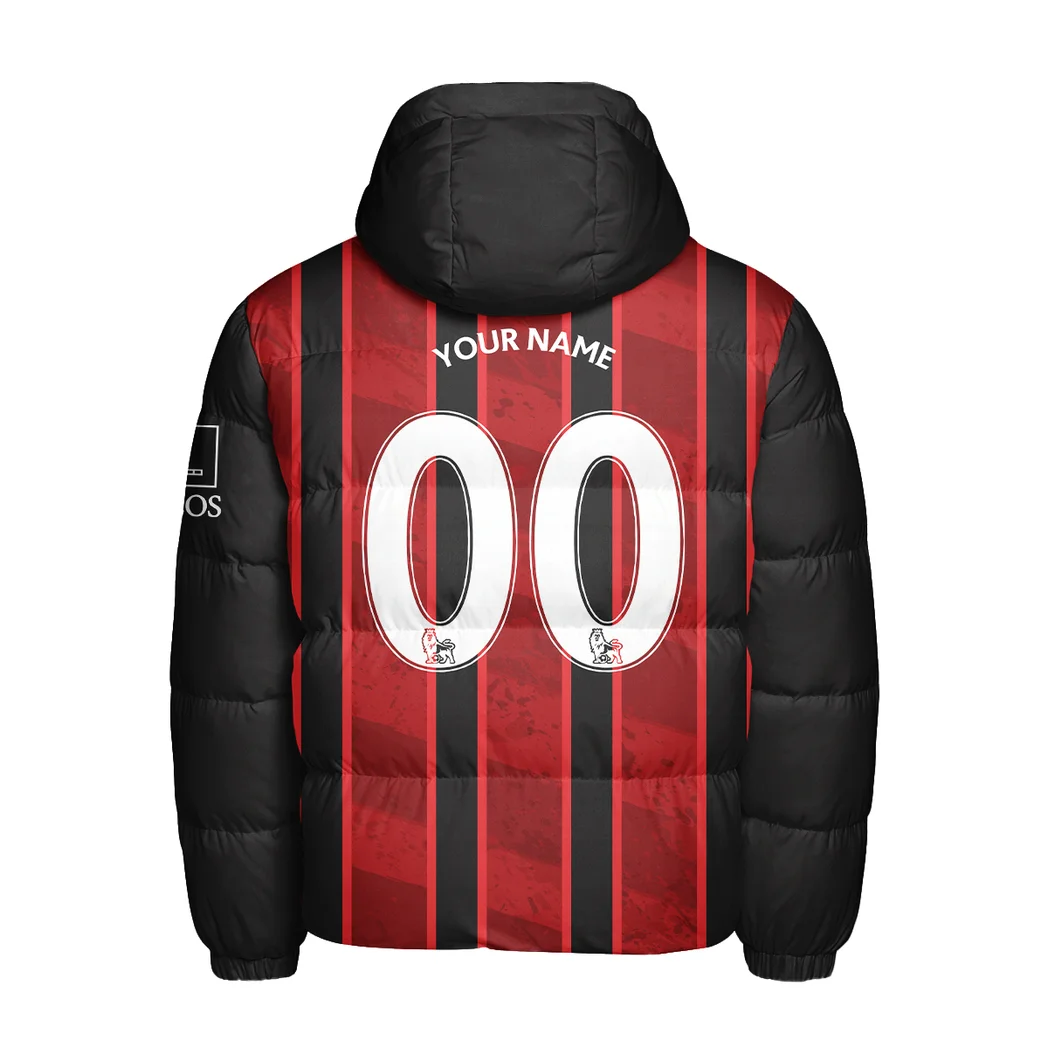 Coastal Pride Crew Hooded Cotton Jacket, Stadium Cold-Day Essential HVN1315BO - Image 3