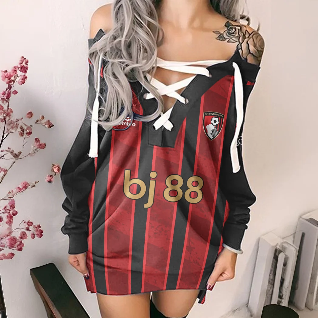 Seaside Spirit Lace-Up Sweatshirt, Streetwear Lace-Up Hoodie HVN1315BO