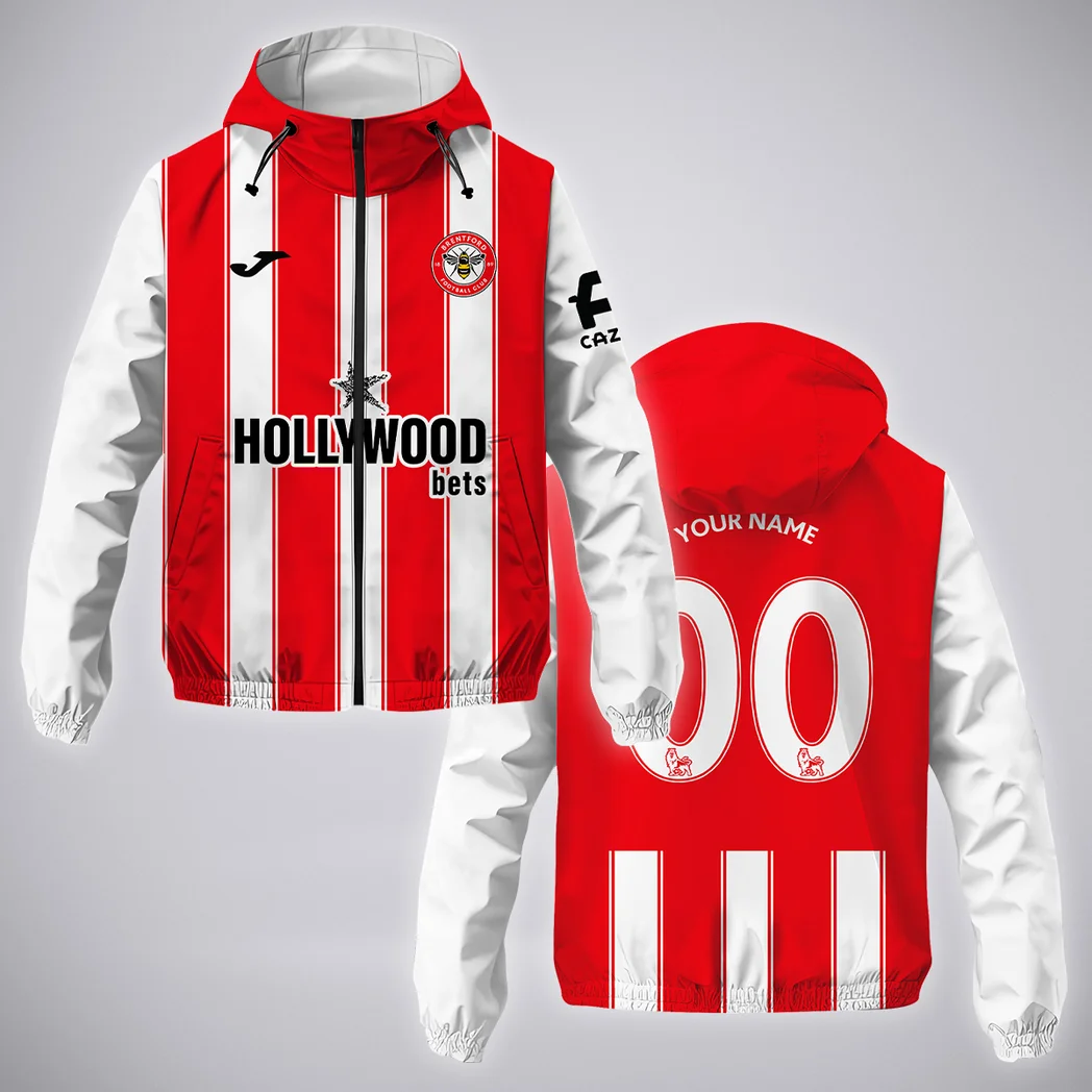 English Hive Pride Windbreaker Jacket, Stadium-Ready Waterproof Jacket HVN1315BR