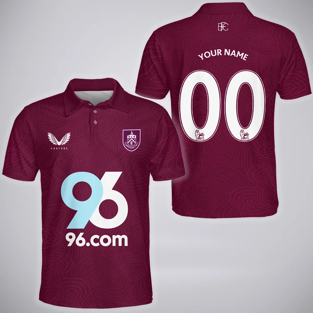 English Claret Side Polo Shirt Exclusive Logo, Premium Polo for Enthusiasts HVN1315BU