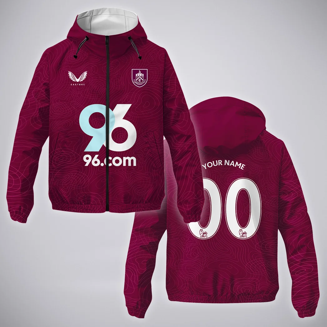 Classic Claret Fans Windbreaker Jacket, Durable Supporter Jacket HVN1315BU
