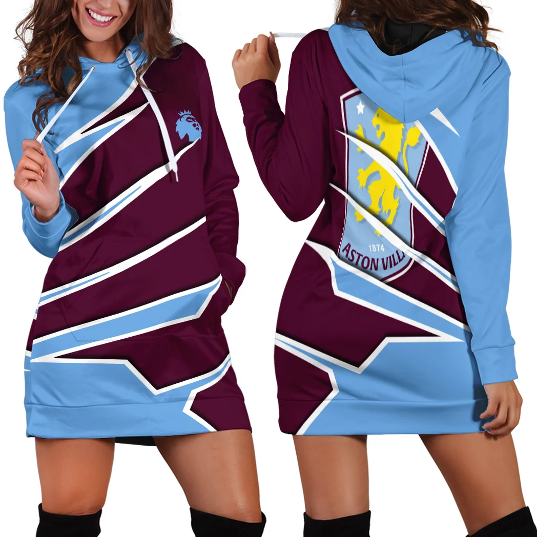 Midland Football Spirit Hoodie Dress, Everyday Women's Hoodie Dress HVN1316AV