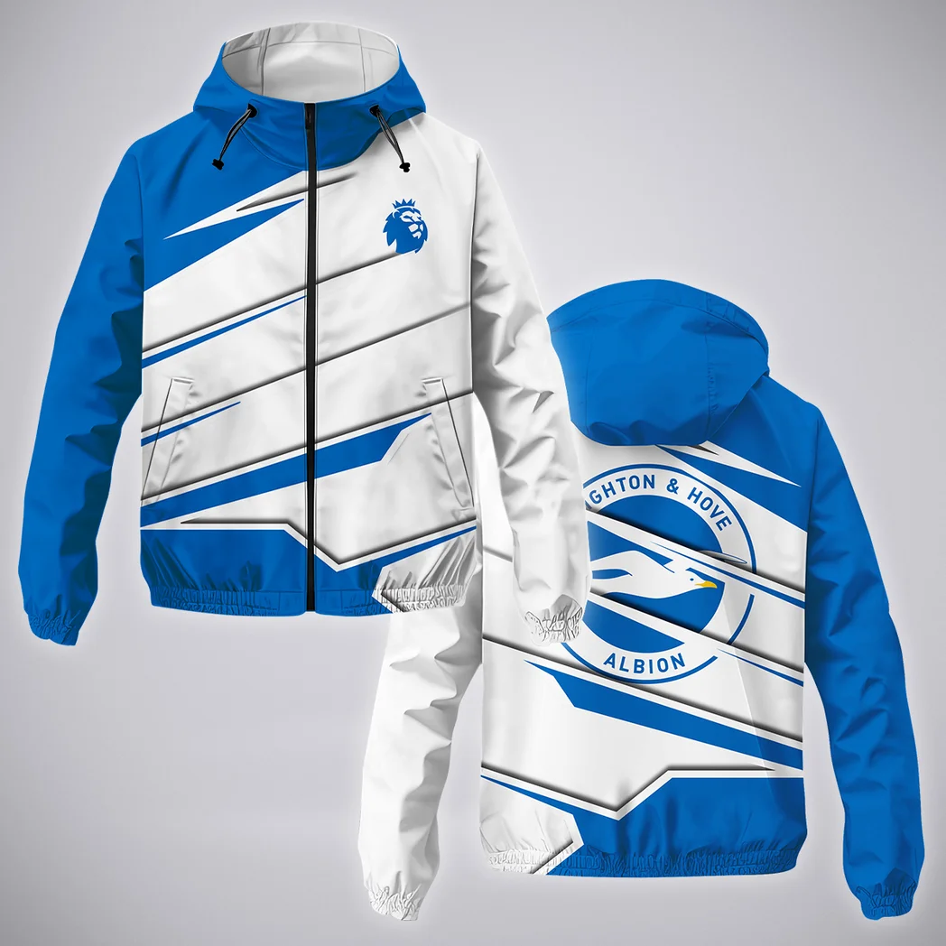 Seaside Blue Faithful Windbreaker Jacket , Supporter Spirit Waterproof HVN1316BH