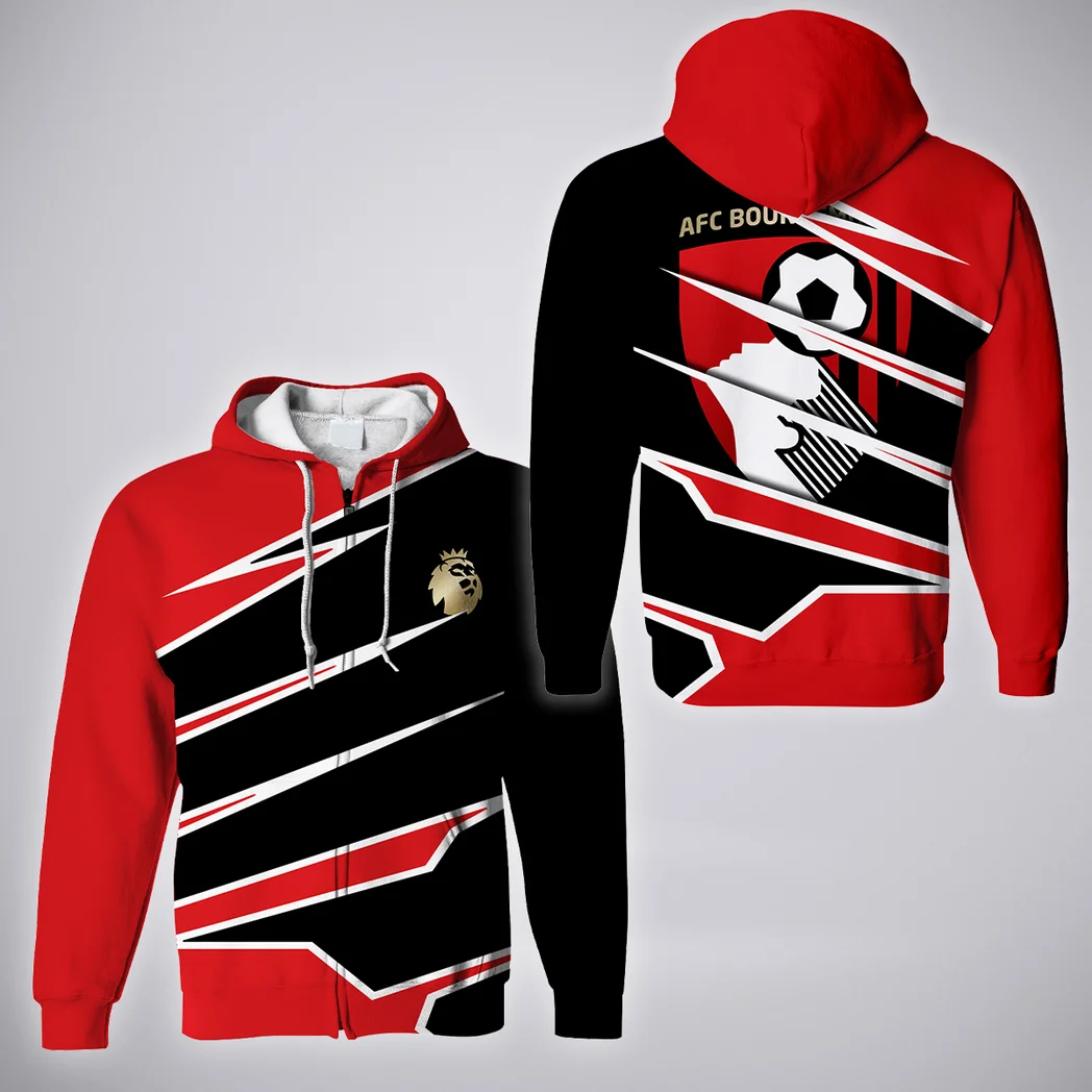 English Coast Reds Zipper Hoodie, Supporter Spirit Hoodie HVN1316BO