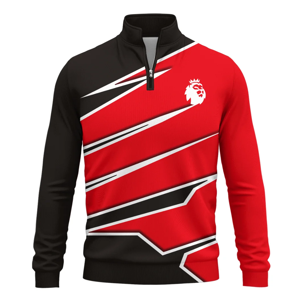 Bee Army Quarter-Zip Sweatshirt, Breathable Comfort for Sport Fans HVN1316BR - Image 2