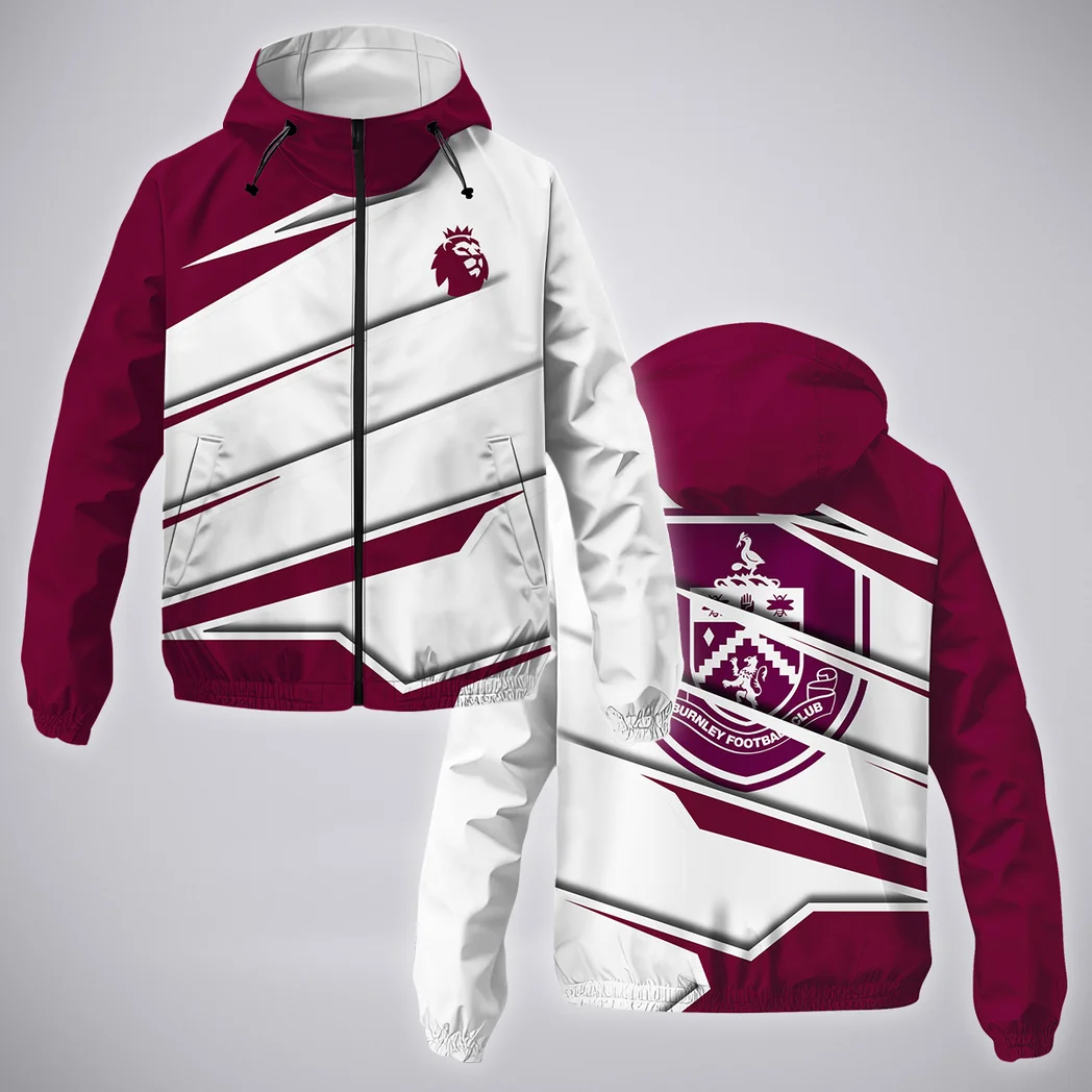 Loyal Claret Supporters Windbreaker Jacket , Custom Fan Waterproof HVN1316BU