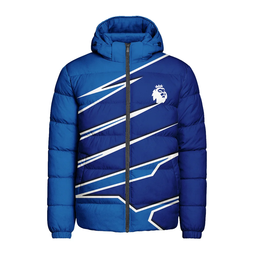 Loyal Blues Hooded Cotton Jacket, Everyday Comfort Sport Puffer HVN1316CH - Image 2