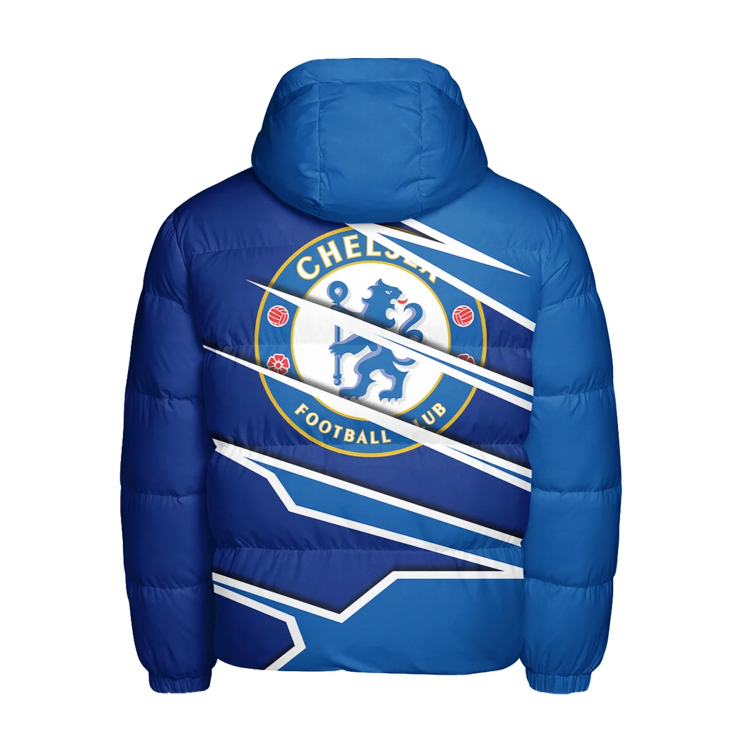 Loyal Blues Hooded Cotton Jacket, Everyday Comfort Sport Puffer HVN1316CH - Image 3