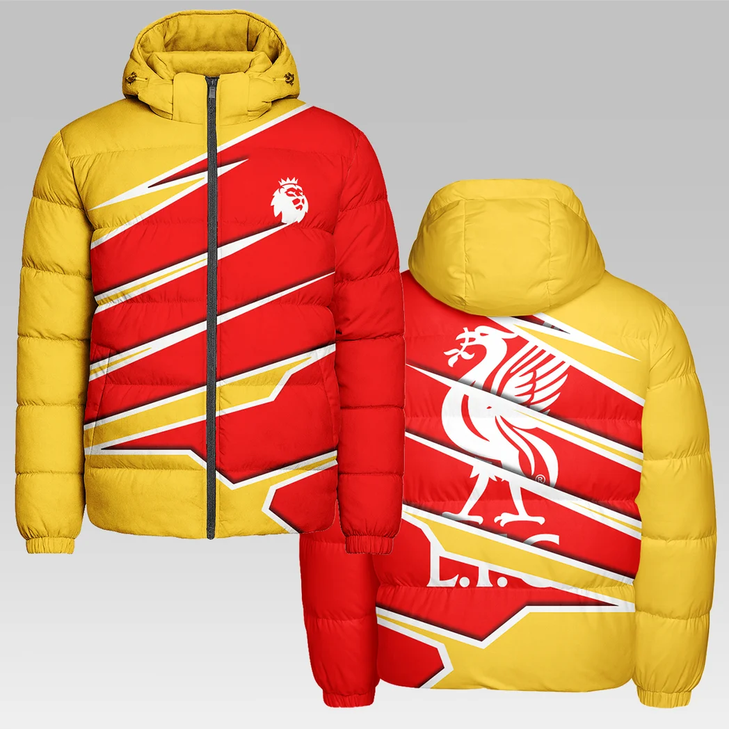 Pride of Reds Hooded Cotton Jacket, Everyday Comfort Sport Puffer HVN1316LI