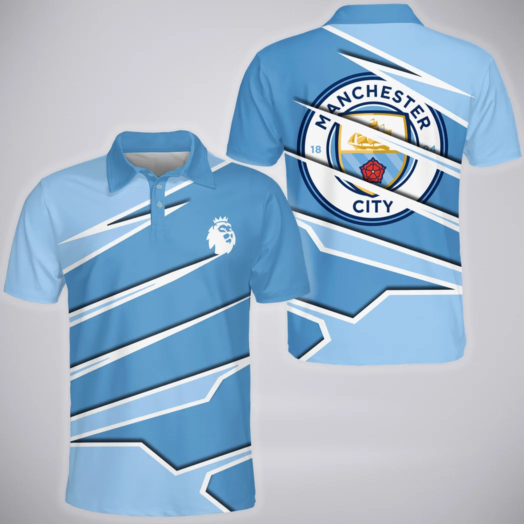 Classic Blues Polo Shirt Exclusive Logo, Performance Sport Fan Polo HVN1316MC