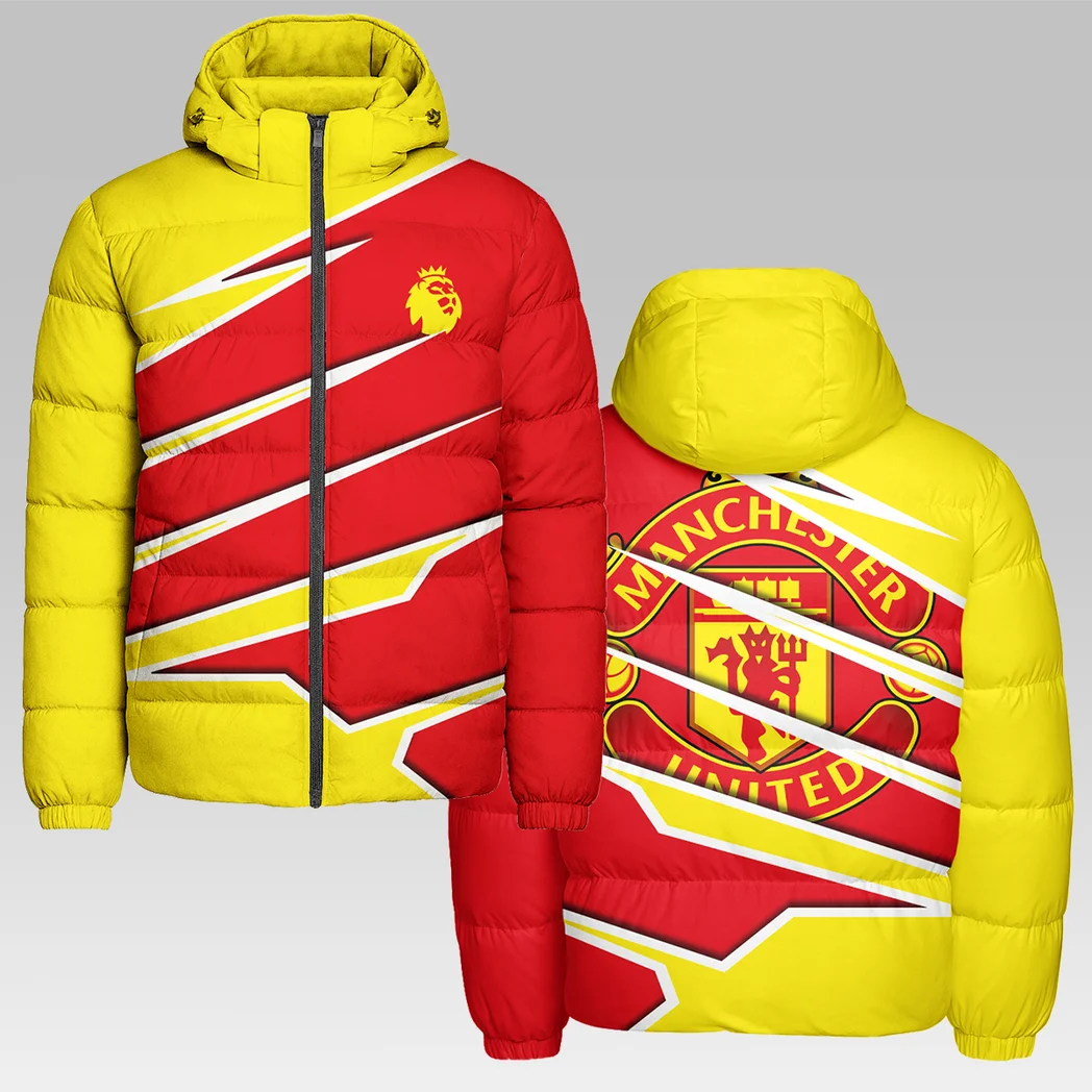 Classic Red Army Hooded Cotton Jacket, Everyday Comfort Sport Puffer HVN1316MU