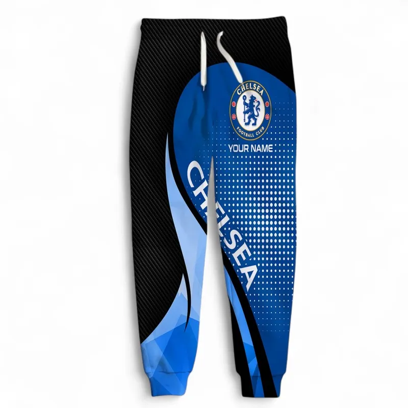 Capital Blue Support Sweatpants, Sport Spirit Streetwear Pants EPL126
