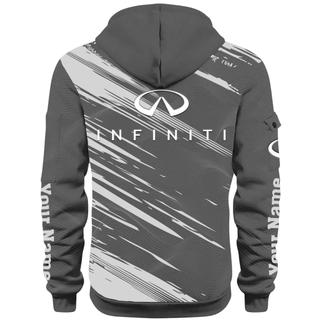 Executive Car Hoodie Half Zip 3D, Lightweight & Casual Comfort Hoodie CAR514 - Dark Gray - Image 3