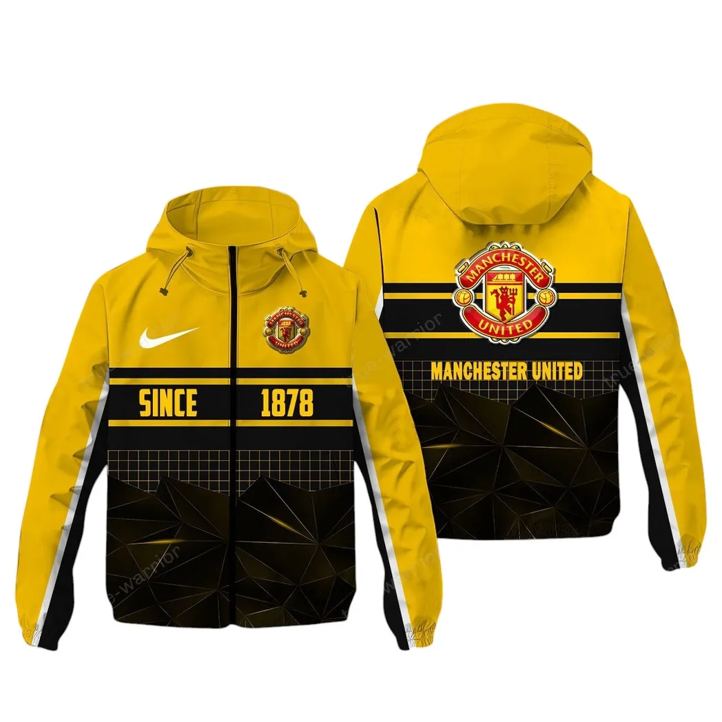 Heritage Reds Windbreaker Jacket, All-Season Fan Waterproof SPO072 - Yellow