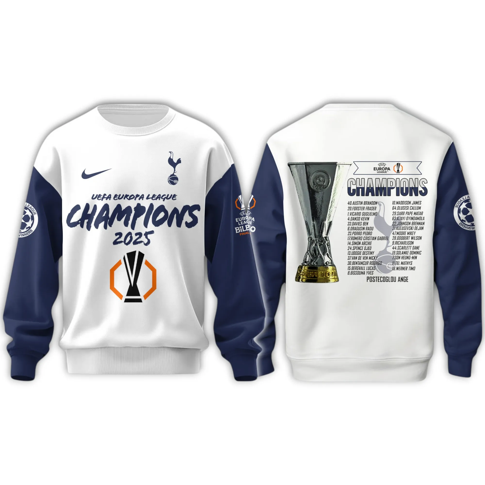 London White Army Sweatshirt, Performance Sport Fan Sweatshirt EPL810