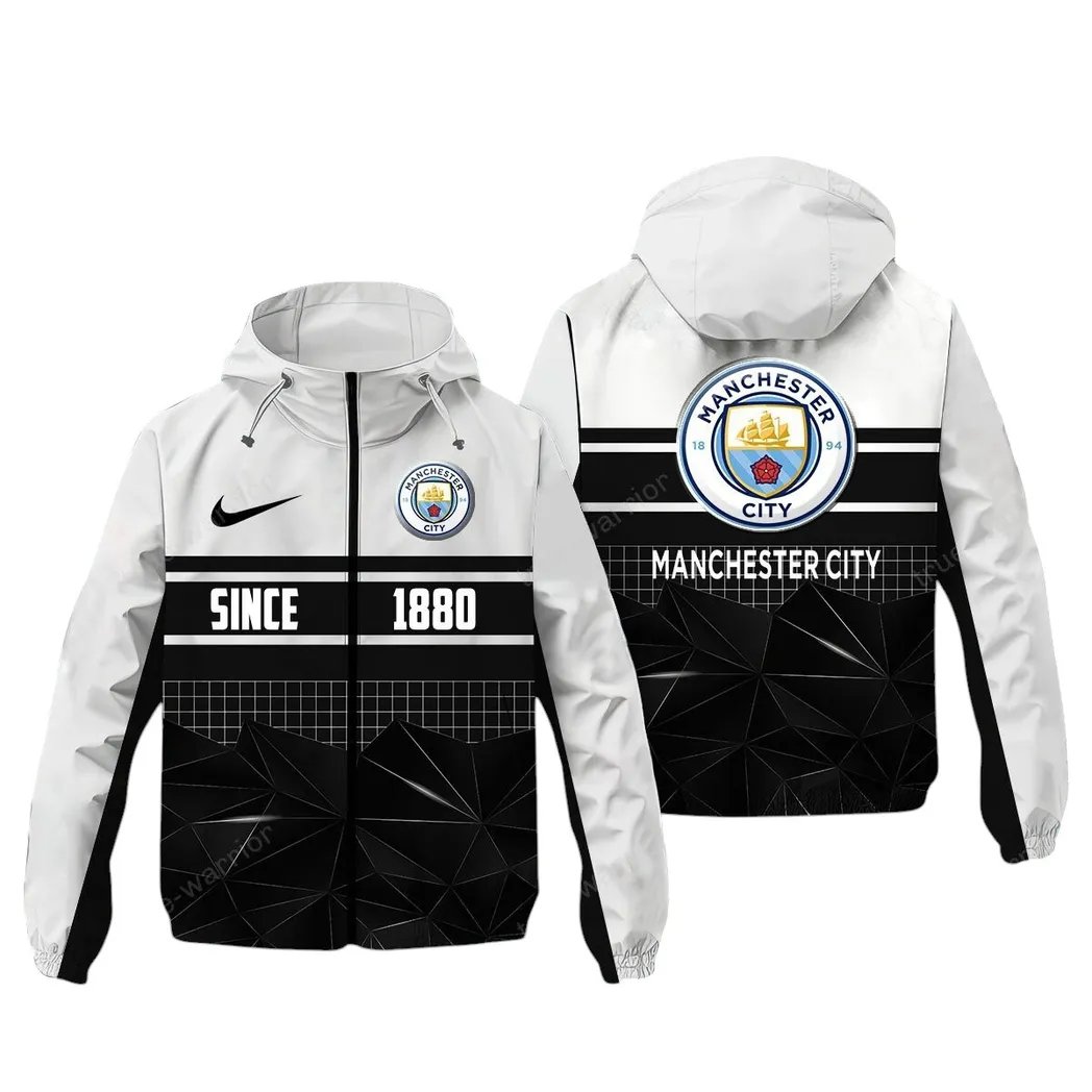 Loyal Blues Windbreaker Jacket, Timeless Sports Jacket SPO072 - White