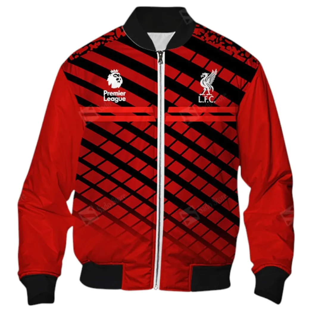 Loyal Red Supporters Bomber Jacket, Team Bomber Jacket Custom EPL400
