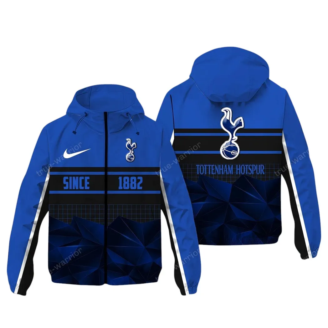 North End Whites Windbreaker Jacket, Loyal Fan Waterproof SPO072 - Blue