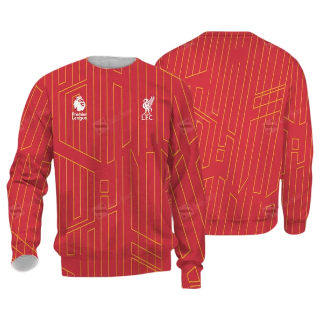 Scouse Red Pride Sweatshirt, Premium Sport Fan Sweatshirt EPL400