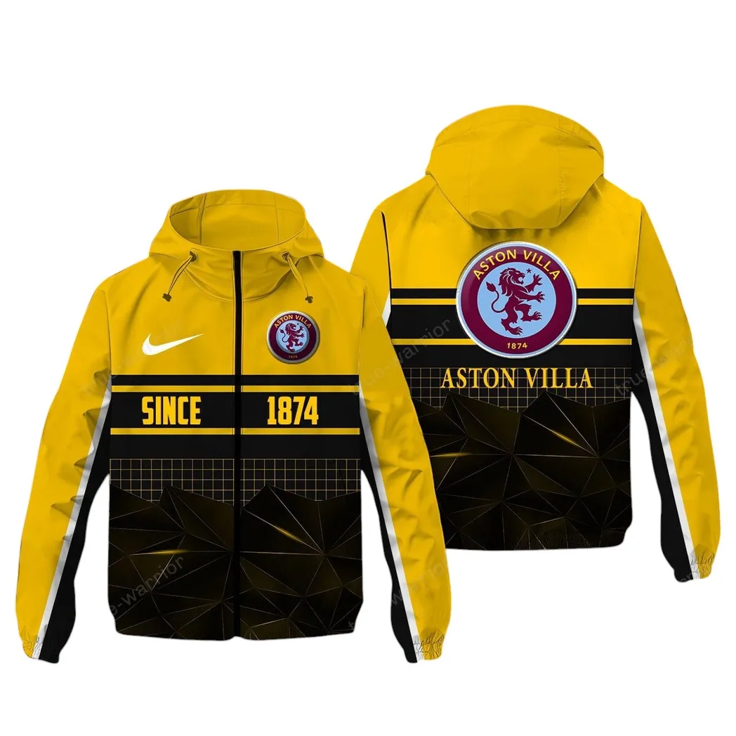 Southern Blue Army Windbreaker Jacket, Active Fan Waterproof SPO072 - Yellow